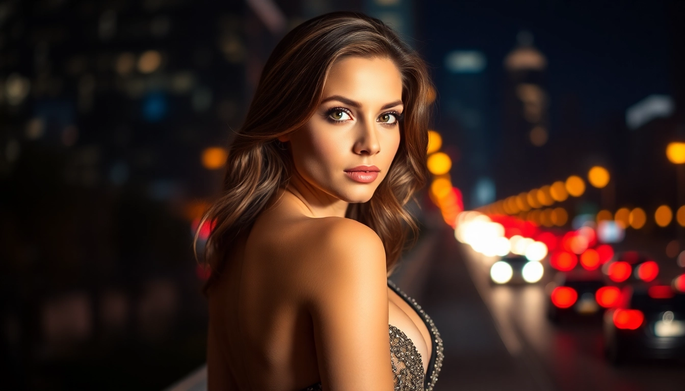 Glamorous Bangalore Call Girl engaging stylishly in an upscale setting, exuding confidence and elegance for premium companionship.