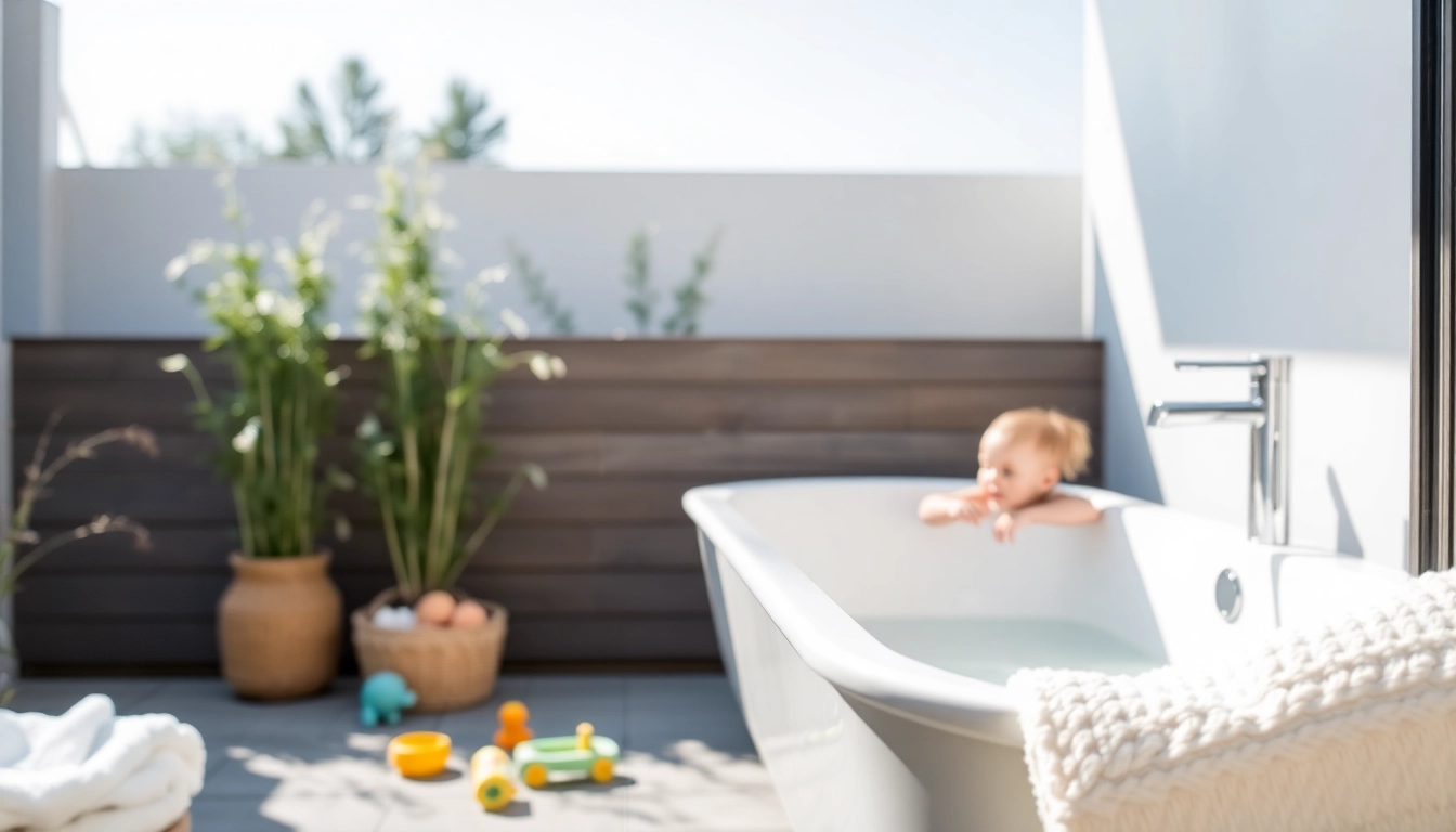 Paras vauvan kylpyamme in use with happy baby and parent, highlighting comfort and safety for a stress-free bath experience.