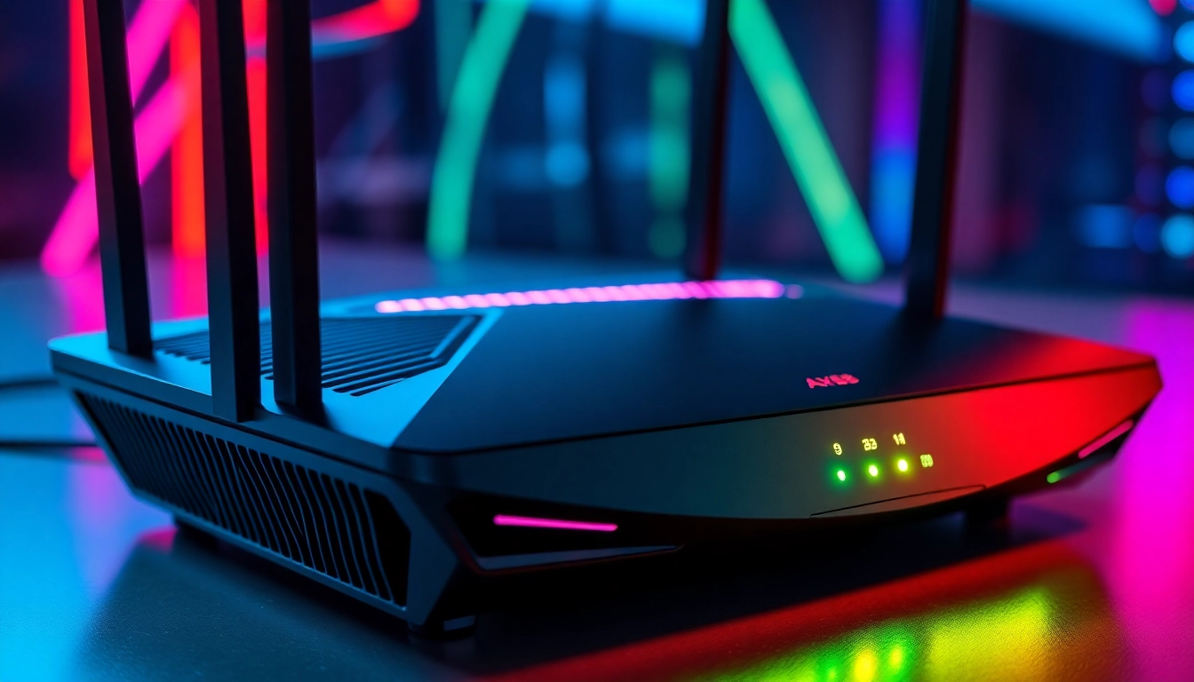 High-speed AX88 router demonstrating premium connectivity features for seamless internet experiences.