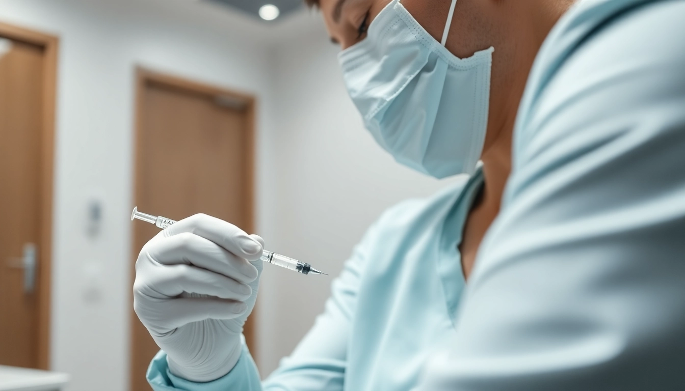 Expert performing Fettwegspritze Zürich treatment to reduce stubborn fat deposits with precision and care.