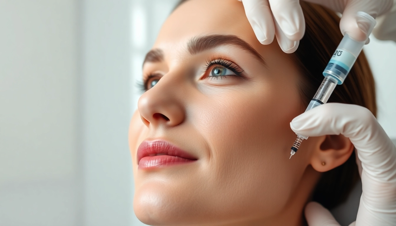 Botox Zürich treatment being administered by a professional at a reputable clinic for youthful, smooth skin.