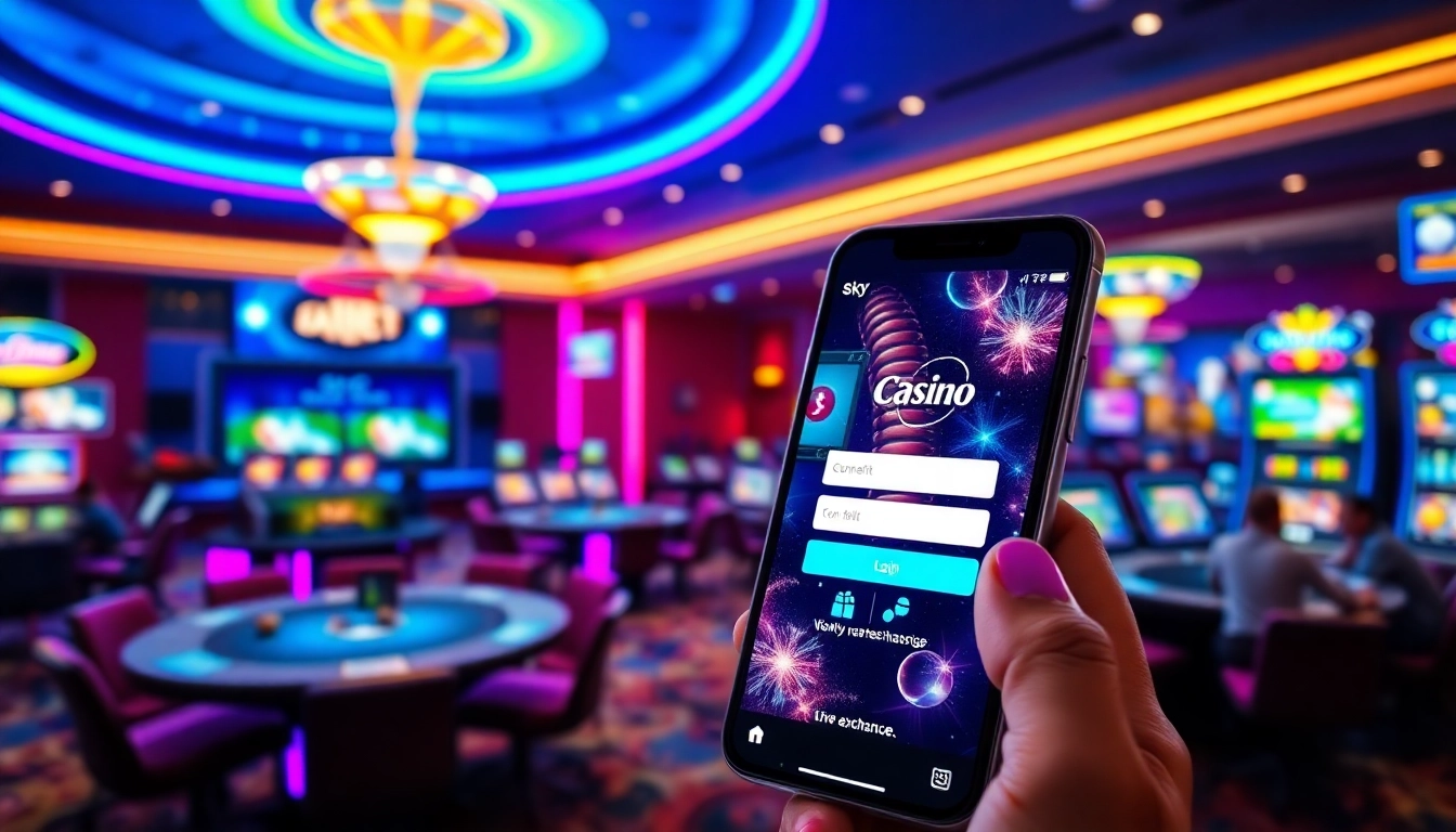Users can easily perform Sky exchange login to access live casino and sports betting on a secure platform with engaging gameplay visuals.