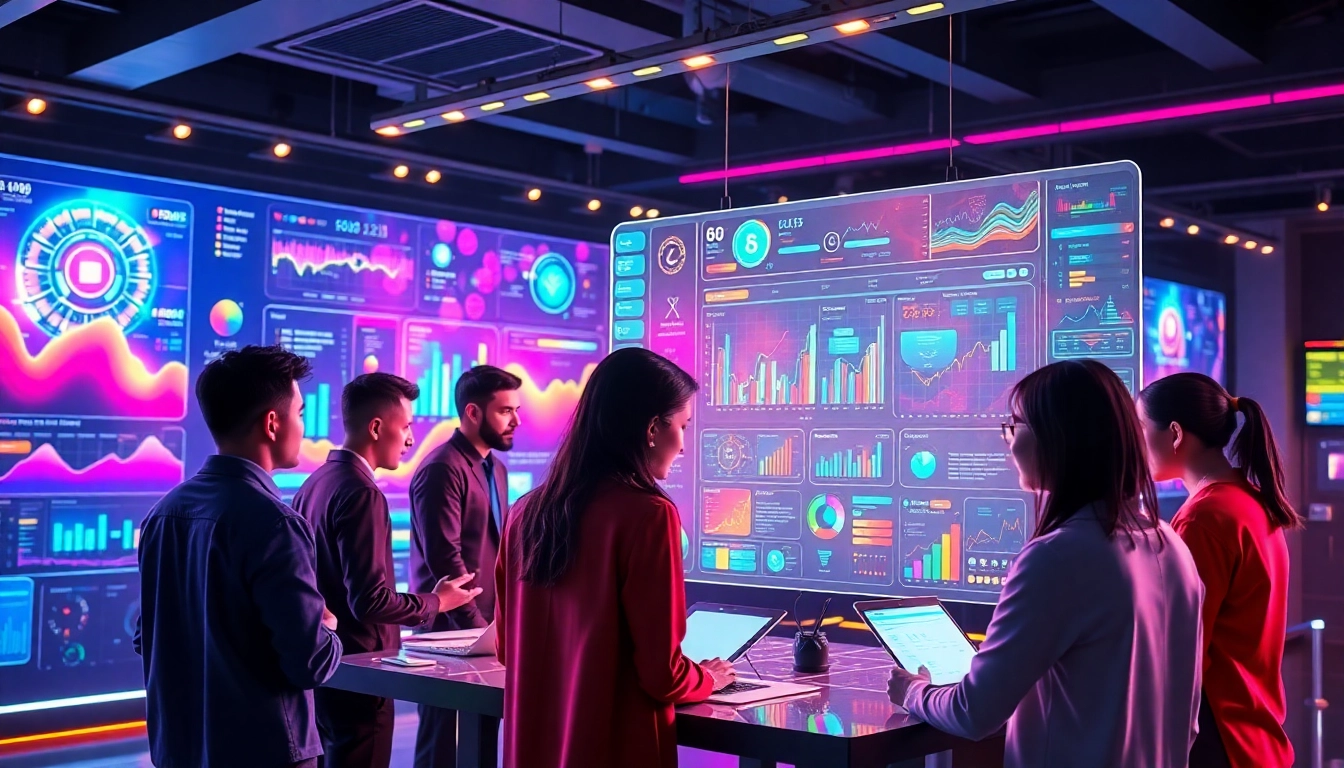Professional team analyzing digital strategies for Lien minh KJC's global entertainment ecosystem