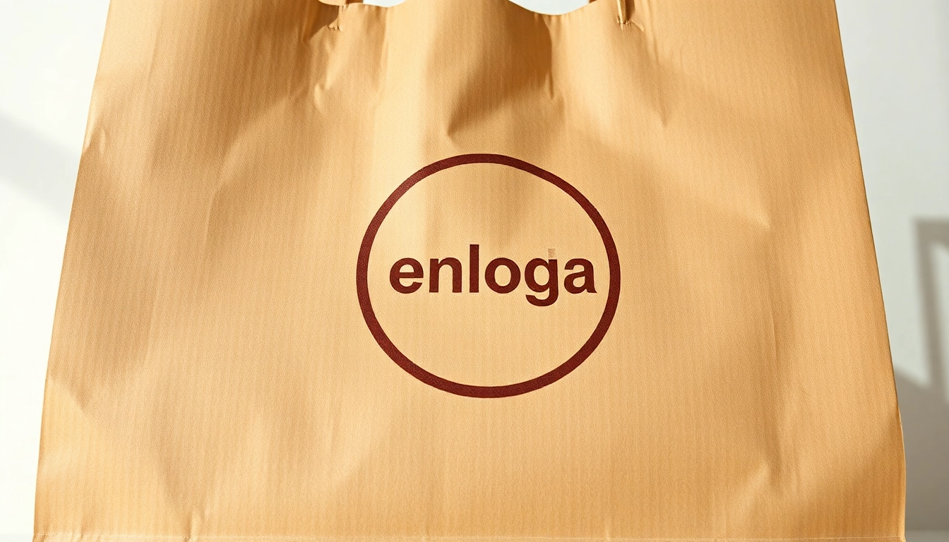 High-quality shot of a strong torba papierowa being filled, showcasing durability and