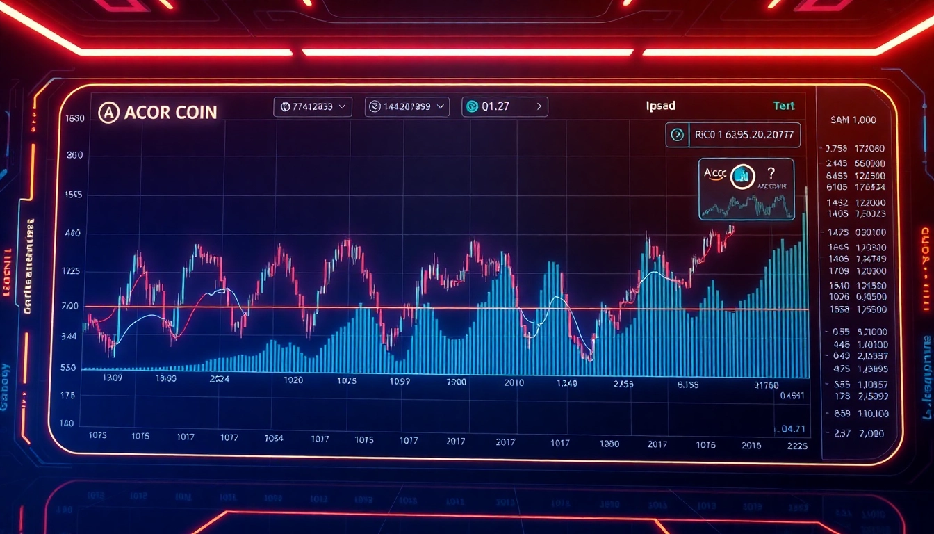 Aicoin market analysis dashboard showcasing real-time data and financial charts for investors
